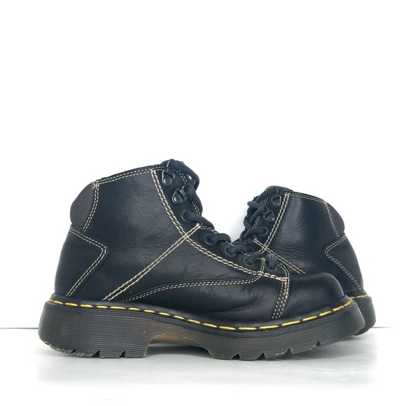 Vintage Dr Martens Made In England 8A07 Lowtop Lace Up Boots Women’s 7 Shoes - Picture 4 of 12